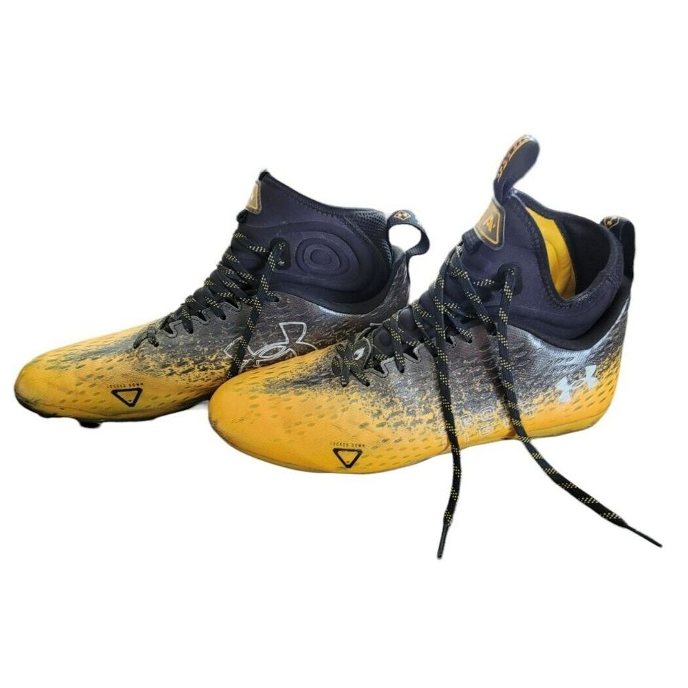 Under Armour Sportlight Lux‎ Football Gold Cleats Size 12
